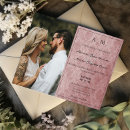 Search for pink damask wedding invitations Monograms