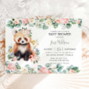 Search for red panda invitations Whimsical