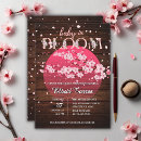 Search for cherry blossom invitations Rustic