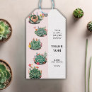 Recherche de succulent étiquettes cadeau Verdure