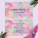 Search for unique artist business cards Aesthetician
