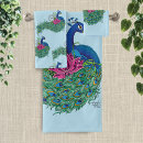 Search for peacock bath towels Blue