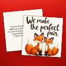 Search for fox valentines day cards Animal