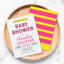 Search for fun baby shower invitations Stripes