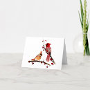 Search for cardinal thank you cards Songbird