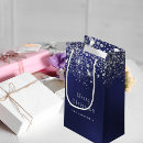Search for blue and silver gift bags Xmas
