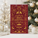 Search for merry christmas gift bags Red and gold