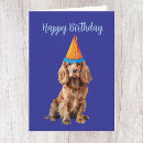 Search for cocker spaniel birthday cards Watercolor