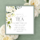 Recherche de thé bridal shower invitations Botanique