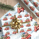 Recherche de red truck wrapping paper Ferme