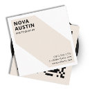 Recherche de code informatique cartes visite Blanc