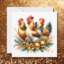 Search for three french hens christmas cards Chickens