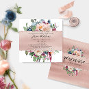 Recherche de rose gold floral invitations Quinceanera