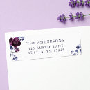 Search for indigo return address labels Watercolor