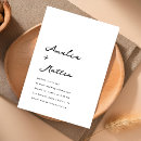 Search for plain wedding invitations Black and white