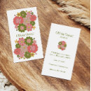 Search for illustration business cards Flowers