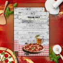 Search for pizza thank you cards Modern