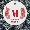 Search for stocking ornaments Red and white