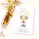 Recherche de pop the champagne invitations Élégant