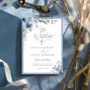 Recherche de faire part bleu mariage invitations Floral