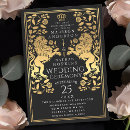 Search for lion wedding invitations Elegant