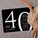Recherche de quarantième surprise invitations Invités