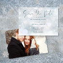 Search for winter wonderland save the dates Engagement