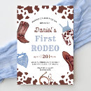 Recherche de rodeo invitations Impression de vache
