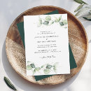 Search for rustic eucalyptus wedding invitations Watercolor