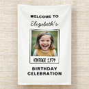 Search for vintage banners Birthday