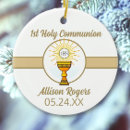 Search for first communion ornaments Catholic