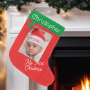 Search for baby first christmas stockings 1st