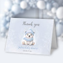 Search for polar bear thank you cards We can bearly wait