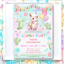 Search for llama cactus invitations Mexican