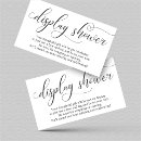 Search for no wrap baby shower enclosure cards Black and white