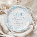 Search for blue and silver christmas plates Winter