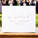 Recherche de rose gold wedding guest books Bride