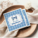 Search for blue gingham napkins Elegant