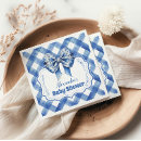 Search for blue gingham napkins Elegant