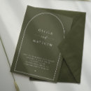 Recherche de olive green wedding invitations Code qr