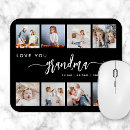 Search for grandma mousepads Black and white