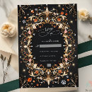 Search for dark forest green invitations Neutral spring nature garden