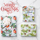 Search for coordinating christmas wrapping paper Nature