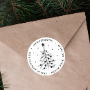 Search for black and white tree stickers Return address