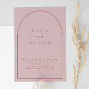 Search for dusty pink wedding invitations Elegant