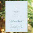 Search for moon and stars baby shower invitations Silver