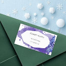 Search for winter scene return address labels Watercolor