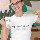 Search for writer womens tshirts Quote