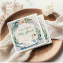 Search for swan napkins Swan baby shower