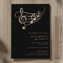 Search for music notes graduation invitations Modern